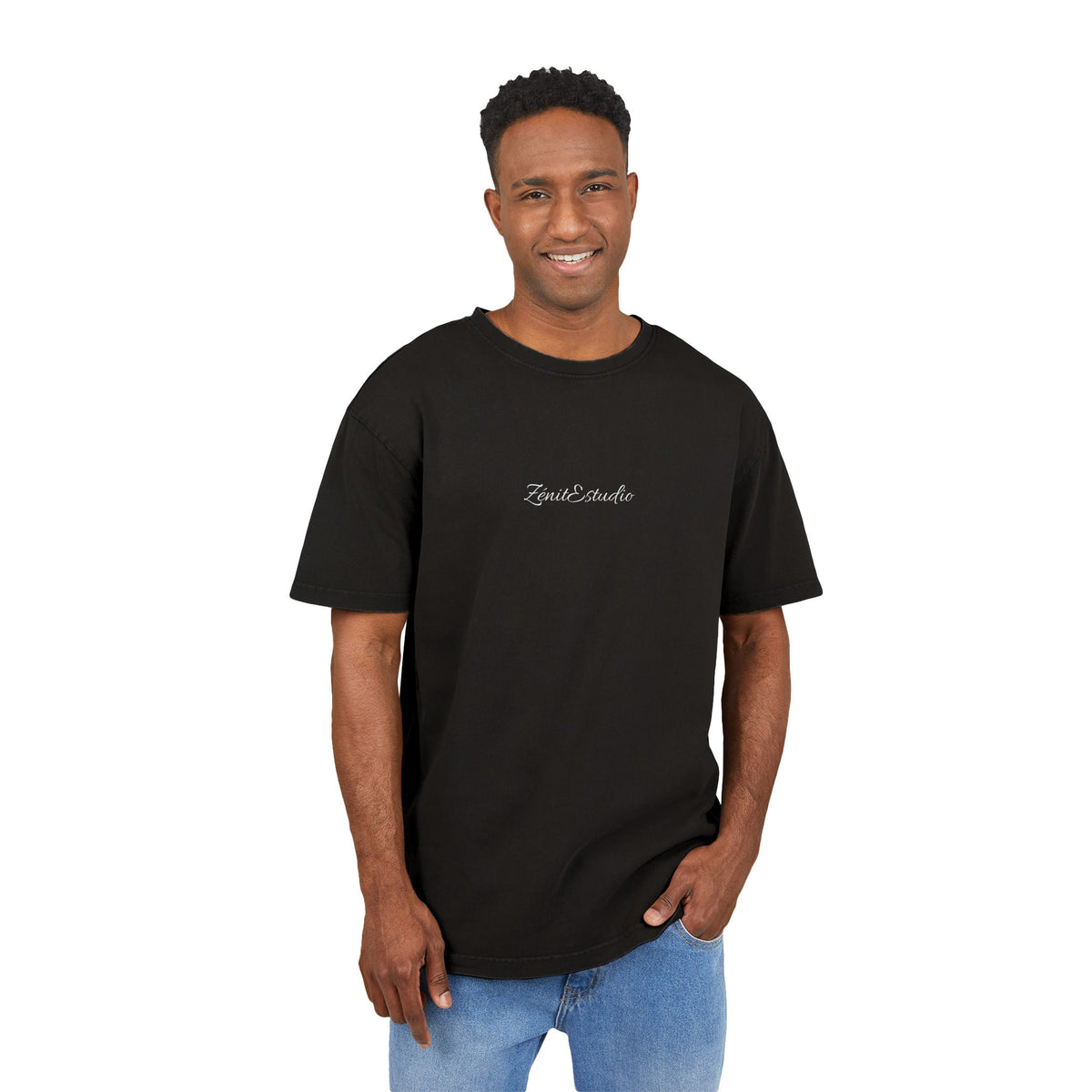 Camiseta Oversize— 'from the zénit' Heart Graphic