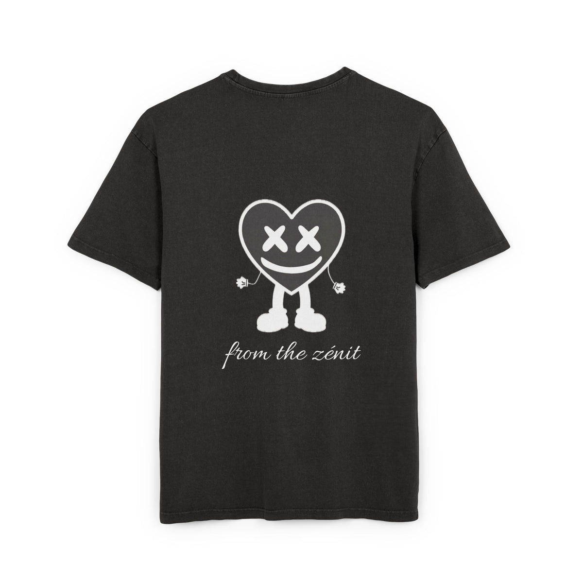 Camiseta Oversize— 'from the zénit' Heart Graphic
